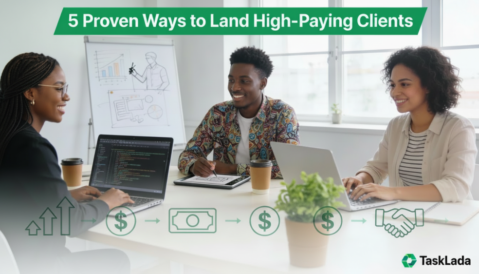 5 Proven Ways Freelancers Can Land High-Paying Clients on TaskLada